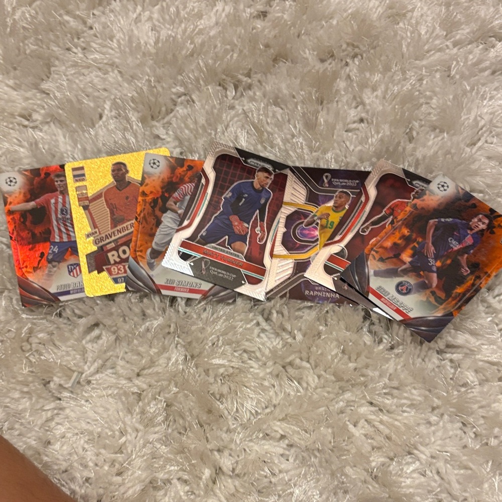 Assorted Soccer Trading Cards